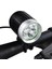 Marsing 4-Mod 3-Led Soğuk Beyaz Bisiklet Işığı/far - Siyah (4*18650) (Yurt Dışından) 4