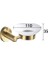 Falangshi Banyo Aksesuarları Robe Hooks Havlu Yüzük Tuvalet Fırçası Tutucu Sabunluk Banyo Donanım Seti Altın Fırçalanmış Wb8834 | Banyo Donanım Setleri (Yurt Dışından) 2