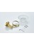 Falangshi Banyo Aksesuarları Robe Hooks Havlu Yüzük Tuvalet Fırçası Tutucu Sabunluk Banyo Donanım Seti Altın Fırçalanmış Wb8834 | Banyo Donanım Setleri (Yurt Dışından) 4