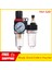 Dayanıklı Aracı Homeg1/4 '' Hava Kompresörü Filtre Regülatörü Su Yağ Ayırıcı Göstergesi Tuzak 1.0mpa 1