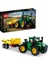 Technic John Deere 9620R 4WD Traktör 42136 - 8 Yaş ve Üzeri Çocuklar için Detaylı bir Oyuncak Traktör Yapım Seti (390 Parça) 1