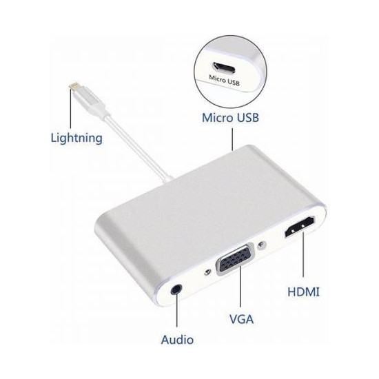 Polham Apple Iphone ve Ipad Için VGA Av Audio Kablosu, Apple Fiyatı