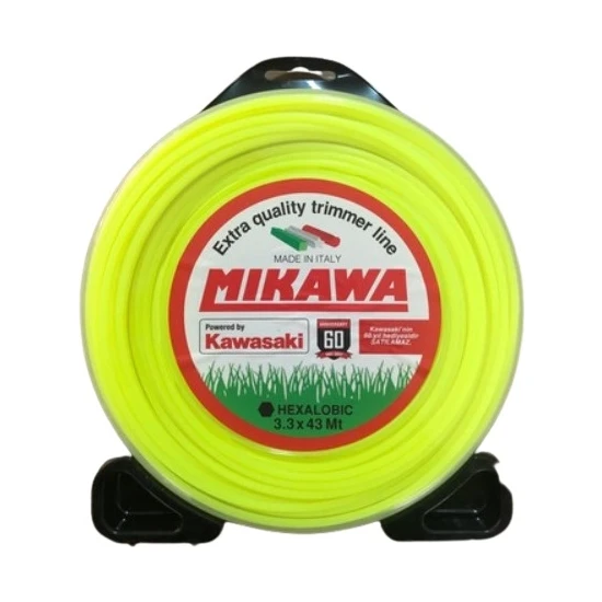 Kawasaki Mikawa Misina 3.3mm 43METRE Sarı 6 Köşe Misina