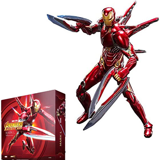 Zt 10. Yıldönümü 18CM Deluxe Marvel Iron Man MK50 - Kırmızı (Yurt Dışından)