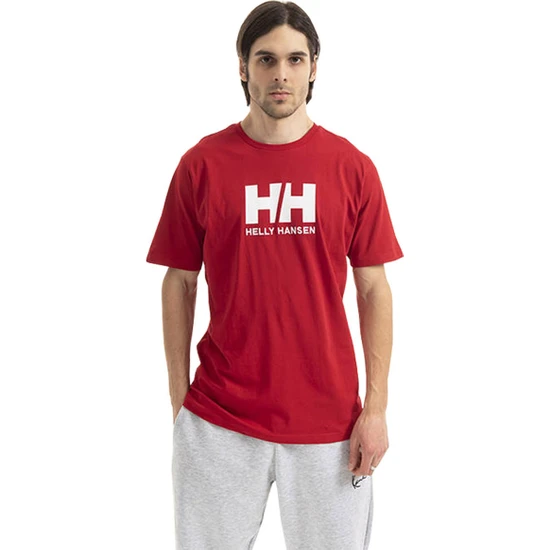 Helly Hansen Helly Hansen Logo T-Shırt Kırmızı Erkek T-Shirt 33979-163