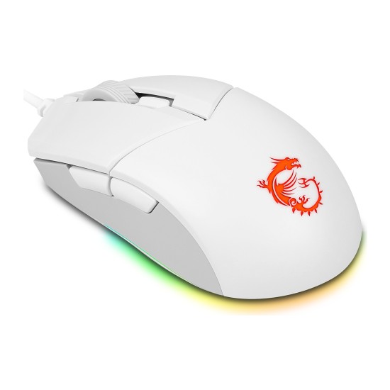 Msi Gg Clutch GM11 White Gaming Mouse 5.000 Dpi Optik Rgb Fiyatı