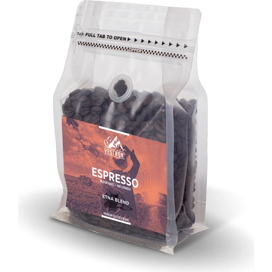 Vestron Espresso Medium Roast Etna Blend Çekirdek Kahve 1 kg