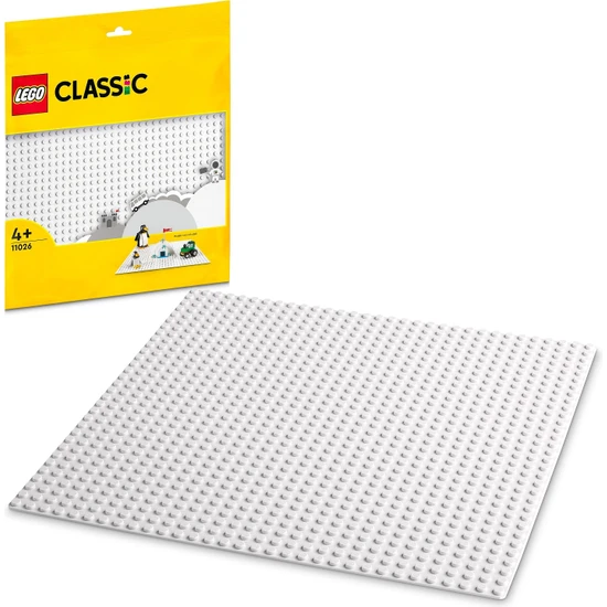 LEGO® Classic Beyaz Zemin 11026 - 4 Yaş ve Üzeri LEGO® Severler için LEGO® Zemini (1 Parça)