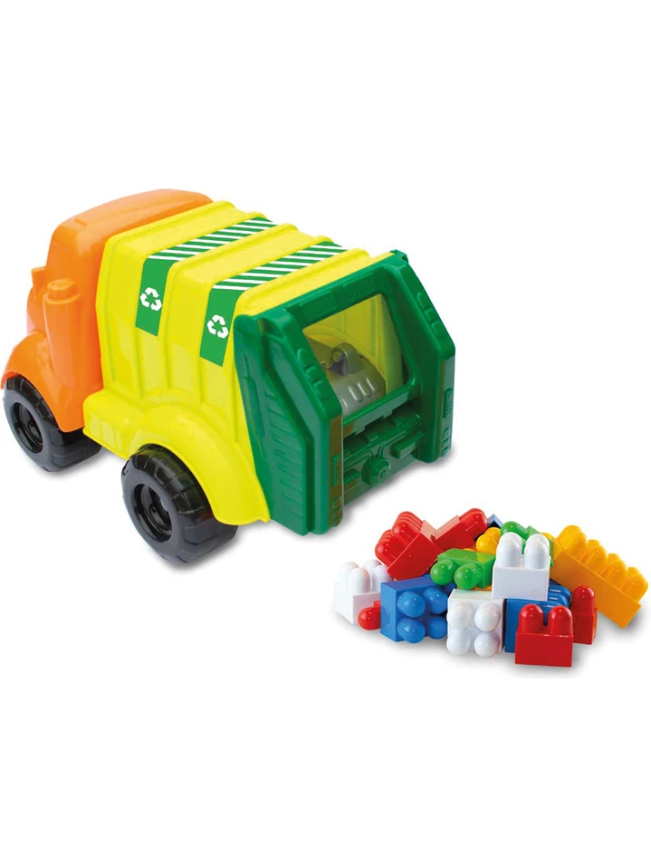 Resim Dede Çöp Kamyonum Bloklu 30 Parça 