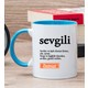 Seçili Renk Beyaz - Mavi