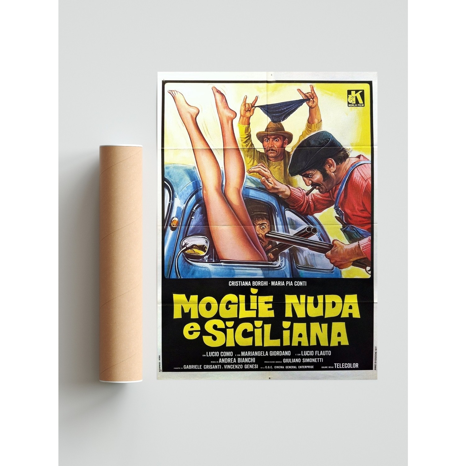 Moglie Nuda E Siciliana Italyanca Poster