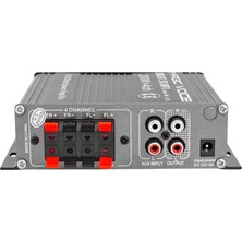 Magıcvoıce Mv 6222 Asansör Motosiklet Mini 12V Anfisi 200W 4 Kanal Uk/usb/sd (Pazarcı Anfisi)