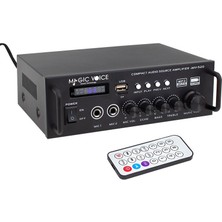 Magicvoice Mv 520 15 Watt Usb sd bluetooth 1 Mikrofon Girişli Trafosuz Anfi