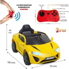 UJ Toys Jagor Akülü Araba 12V Sarı