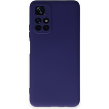 Kılıfmania Xiaomi Redmi Note 11 Kapak Kamera Korumalı Içi Kadife Lansman Silikon Kılıf - Mor