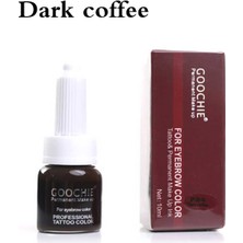 Goochıe Kalıcı Makyaj Microblading Boya Dark Coffee