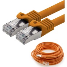 IRENIS CAT7 S/FTP Ethernet (Network, LAN) Kablosu, Turuncu, 50 cm