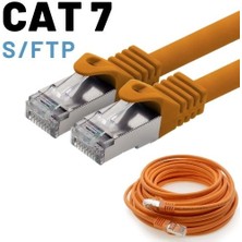 IRENIS CAT7 S/FTP Ethernet (Network, LAN) Kablosu, Turuncu, 50 cm