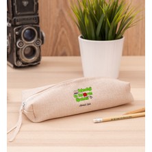 Hediye Dükkanı Kişiye Özel  Teknoloji ve Tasarım Öğretmeni Keten Bez Kalemlik