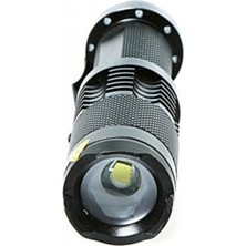 Guangdong Spirit 2000 Lm LED El Feneri Yakınlaştırma T6 LED Lamba Boncuk Torch 5 Modu Kamp Lambası Su Geçirmez Kullanım (Yurt Dışından)