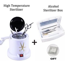 Ellea Naıl 100 W Tırnak Araçları Mini Sterilizatör ve Steril Kabı