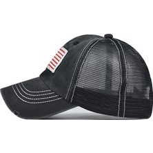 Yeni Yıkanmış Pamuk Beyzbol Şapkası Erkekler Içın Nakış Amerikan Bayrağı Casquette Yaz Örgü Kap Kadın Bahar Şapka Moda Aksesuarları (Yurt Dışından)