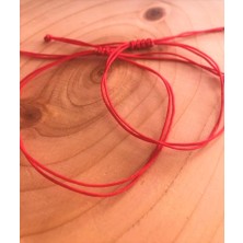 Home Art Nova Çift Bilekliği Kırmızı Ip Bileklik Aşk Bilekliği
