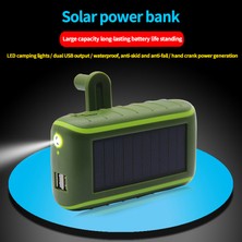 Guangdong Spirit Çok Fonksiyonlu Güneş Enerjisi Güç Bankası 8000MAH El Krank Dinamo Powered Outdoors Solar Charger (Yurt Dışından)