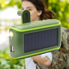 Guangdong Spirit Çok Fonksiyonlu Güneş Enerjisi Güç Bankası 8000MAH El Krank Dinamo Powered Outdoors Solar Charger (Yurt Dışından)