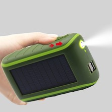 Guangdong Spirit Çok Fonksiyonlu Güneş Enerjisi Güç Bankası 8000MAH El Krank Dinamo Powered Outdoors Solar Charger (Yurt Dışından)