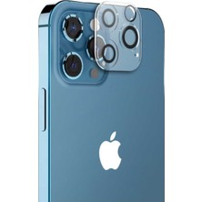 Dolia Apple iPhone 12 Pro Ultra Ince Araree C-Subcore Temperli Kamera Koruyucu Siyah