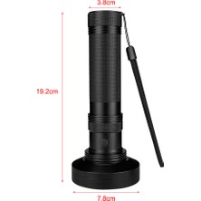 Guangdong Spirit Alüminyum Uv Ultra Violet 100 LED El Feneri Mor El Fenerimeşale Işığı Lambası (Yurt Dışından)
