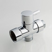 Guangdong Spirit Üç Yollu Anahtar Saptırıcı Dayanıklı Tek Giriş ve Iki Çıkışlı Köşe Vana Banyo Tuvalet Duş Anahtarı Vana