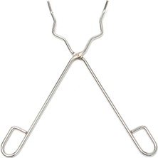 Guangdong Spirit Tool 50X50MM Altın Gümüş Eritme Kalıbı Grafit Pota + 35CM Tong Lab Eritme Kiti