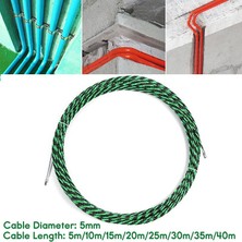 Guangdong Spirit 10m 5mm 8 Boyutlu Fibercam Kablo Çektirme Teli - Siyah (Yurt Dışından)