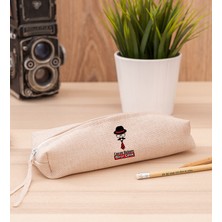 Hediye Dükkanı Kişiye Özel Kravat Tasarım Babaya Keten Bez Kalemlik