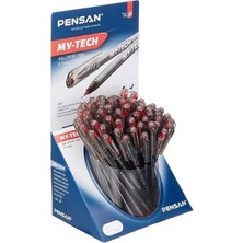 Pensan My Tech Tükenmez Kalem Kırmızı 60 Lı Stand