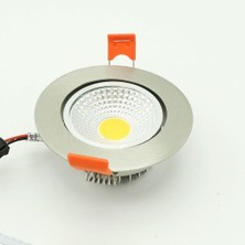 Taşkın Led Krom Sıva Altı Spot Cob LED Armatür 5W