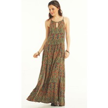 Los Banditos Yırtmaçlı Boydan Elbise