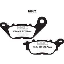 Ebc Organik Fren Balatası FA662 Arka Yamaha Mt-25 & YZF-R25 370