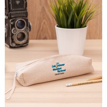 Hediye Dükkanı Kişiye Özel  Laboratuvar Hizmetleri Keten Bez Kalemlik