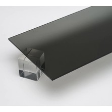 Hakel 2.8mm Siyah Transparan Pleksi Levha, Akrilik Levha Şeffaf Siyah Pleksi