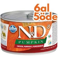 N&D 2314 Pumpkin Balkabaklı Tavuk Etli ve Nar Köpek Konservesi 140 gr