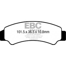 Ebc Fren Balatası Yarı Sinterli FA726TT Cf Moto C-Force 400 500 9