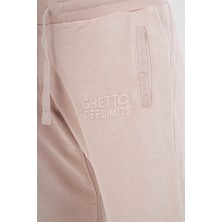 Ghetto Off Limits Yıkamalı Jogger Açık Bej
