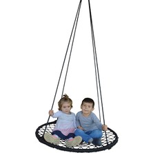 Altınoluk Hamak Çocuk ve Yetişkin Yuvarlak Tavana Asılan Salıncak ( Büyük Boy )
