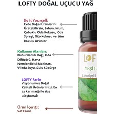 Lofty 32'li Set Doğal Uçucu Yağ Saf Buhurdanlık Esansı Oda Kokusu Oda Difüzörü Esansı Buhur Yağı 10 ml