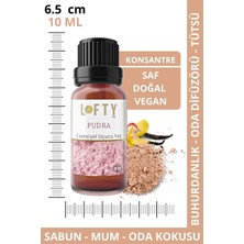 Lofty Pudra Amber Bahçe Gülü Doğal Uçucu Yağ Saf Buhurdanlık Esansı Oda Kokusu Buhur Yağı 10 ml