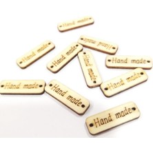 1x3 cm  Ahşap Etiket No:4