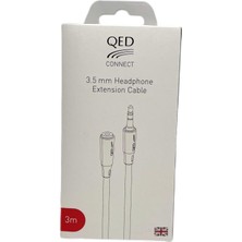 QED QE-8137 Connect 3.5 mm Kulaklık Uzatma Kablosu 3 Metre